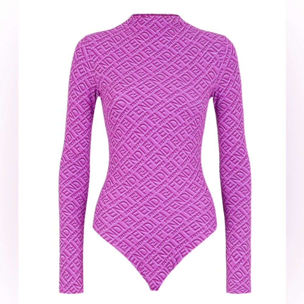 Fendi x SKIMS mock neck long sleeve bodysuit 💫